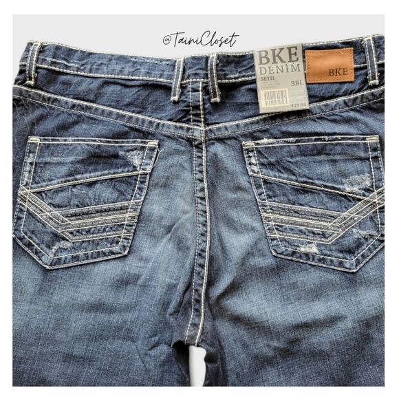 BKE Other - BKE Seth Loose Fit Regular Rise Straight Leg  Denim Jeans KBK17039L